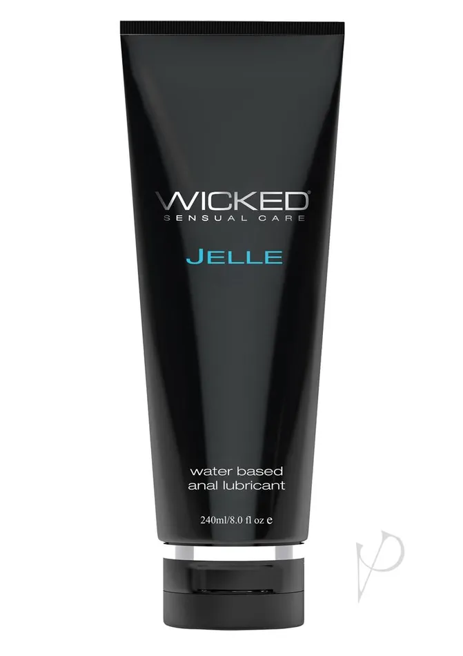 Lubricants Wicked Jelle Wicked Jelle Water Based Anal Lubricant 8oz