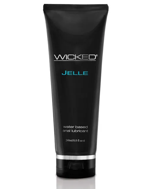 Lubricants Wicked Jelle Wicked Jelle Water Based Anal Lubricant 8oz