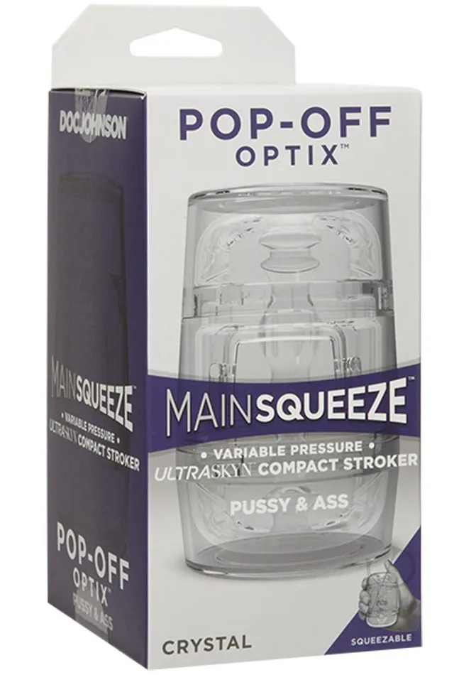 Main Squeeze Pop Off Ultraskyn Compact Masturbator Pussy and Butt Clear Main Squeeze Male Sex Toys Main Squeeze Pop Off Ultraskyn Compact Masturbator Pussy and Butt Clear Main Squeeze Male Sex Toys
