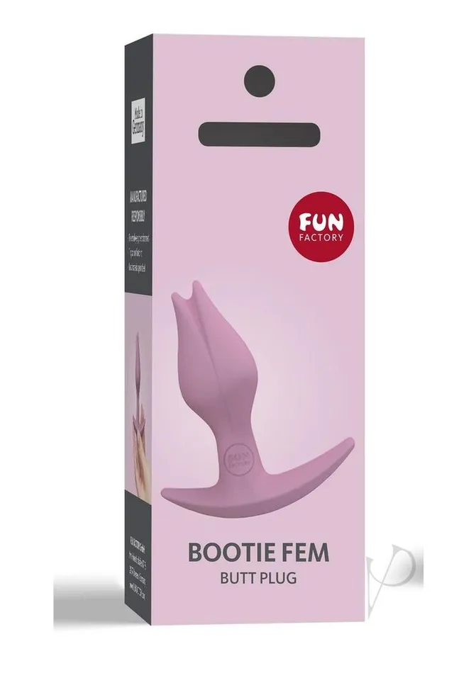Male Sex Toys Bootie Fem Silicone Anal Plug Rose Pink Fun Factory