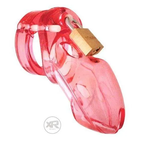 Male Sex Toys CB3000 Pink Edition Chastity Cage CBX