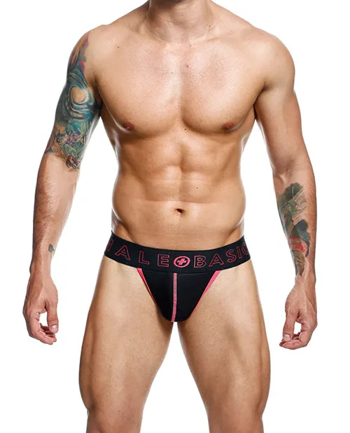 Male Sex Toys Malebasics Male Basics Neon Thong Coral MD