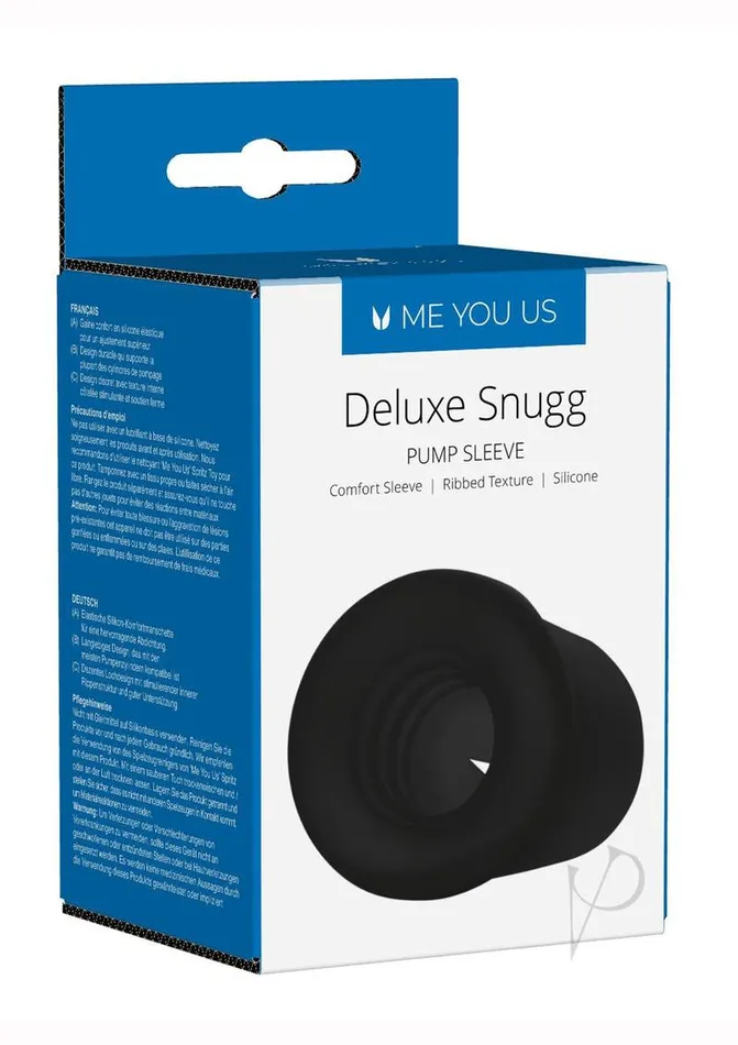 Male Sex Toys Me You Us ME YOU US Deluxe Snug Silicone Pump Comfort Sleeve Black Male Sex Toys Me You Us ME YOU US Deluxe Snug Silicone Pump Comfort Sleeve Black