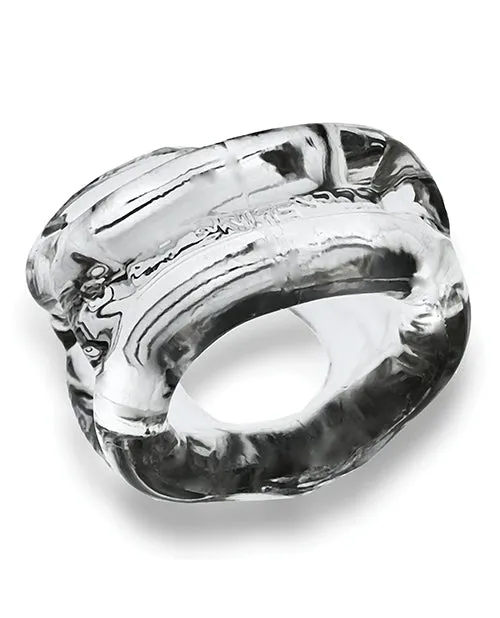 Male Sex Toys Oxballs Oxballs Cocksling Air Cock and Ball Sling Clear