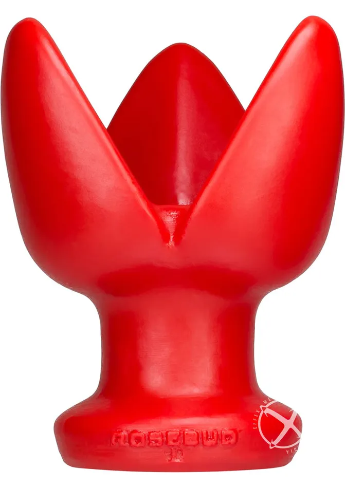 Male Sex Toys Oxballs Oxballs Rosebud1 Silicone Butt Plug with 3 Flanges Red Male Sex Toys Oxballs Oxballs Rosebud1 Silicone Butt Plug with 3 Flanges Red
