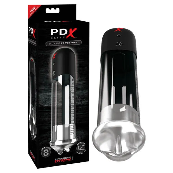 Male Sex Toys PDX Elite Blowjob Power Pump Pipedream