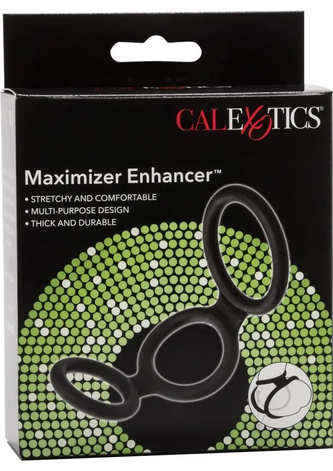 Male Sex Toys Rings Maximizer Enhancer Silicone Cock Ring Black