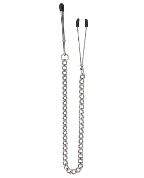 Male Sex Toys Spartacus Adjustable Tweezer Clamps wLink Chain Spartacus Male Sex Toys Spartacus Adjustable Tweezer Clamps wLink Chain Spartacus