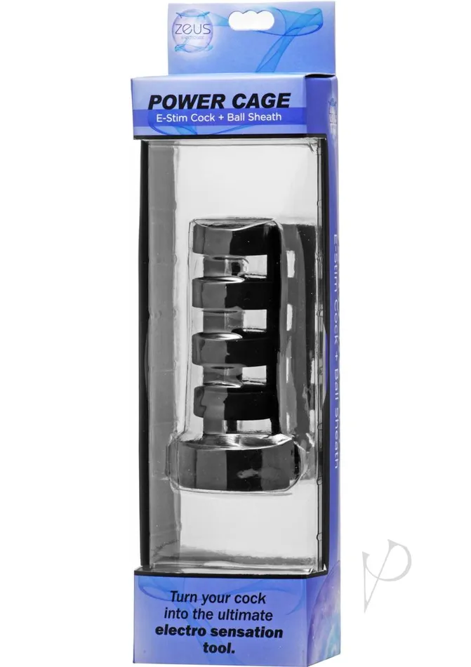 Male Sex Toys Zeus Electrosex Power Cage Silicone EStim Cock and Ball Sheath Black Zeus Electrosex Male Sex Toys Zeus Electrosex Power Cage Silicone EStim Cock and Ball Sheath Black Zeus Electrosex