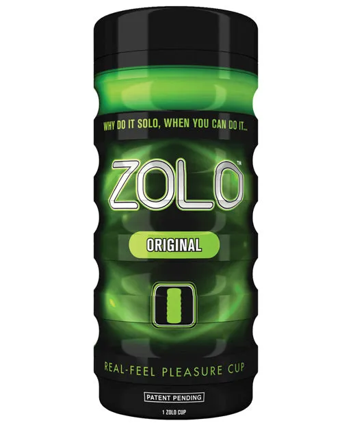 Male Sex Toys Zolo ZOLO Original Cup Masturbator Green Male Sex Toys Zolo ZOLO Original Cup Masturbator Green