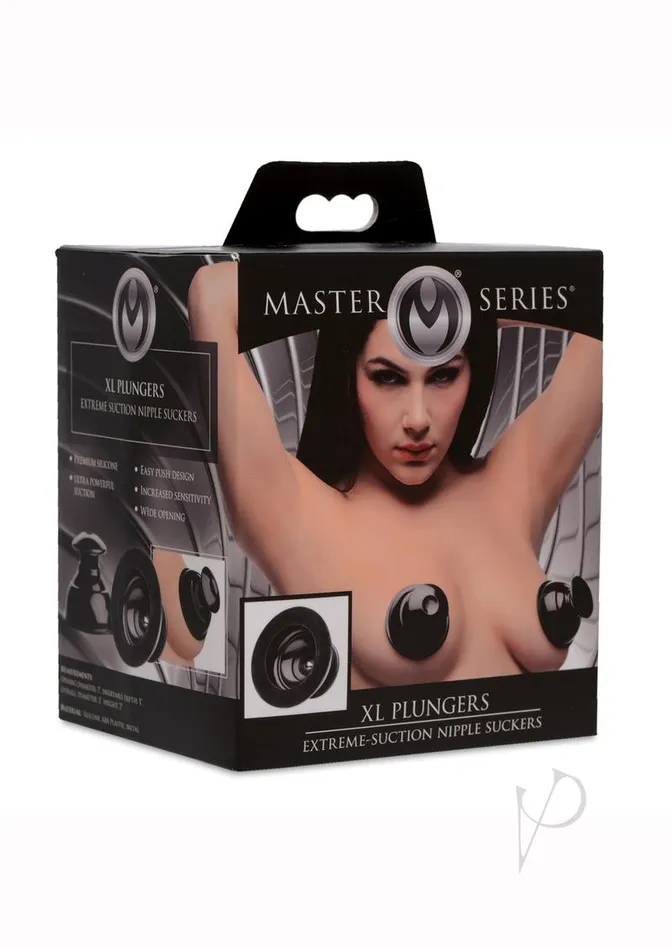 Master Series Anal Master Series XL Plungers Extreme Suction Nipple Suckers Black Master Series Anal Master Series XL Plungers Extreme Suction Nipple Suckers Black