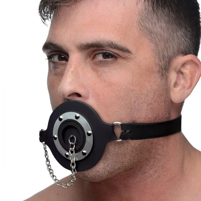 Master Series Female Sex Toys Pie Hole Silicone Feeding Gag