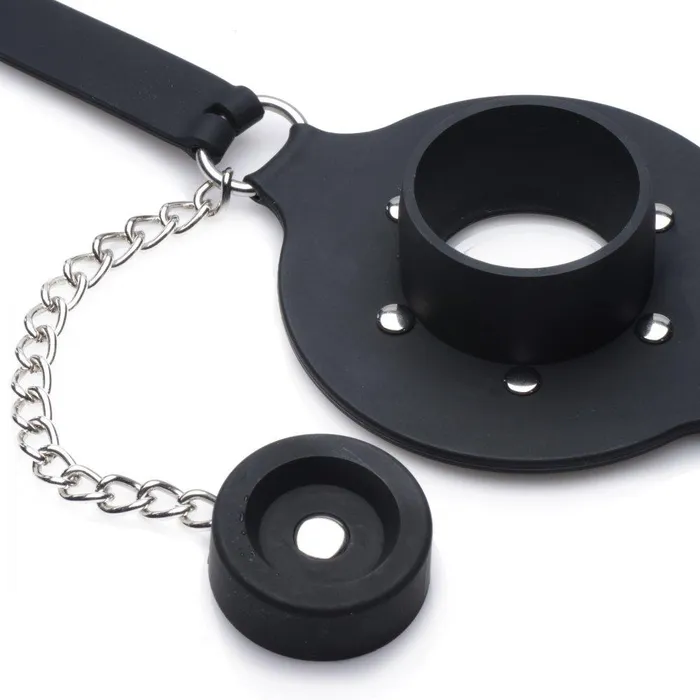 Master Series Female Sex Toys Pie Hole Silicone Feeding Gag