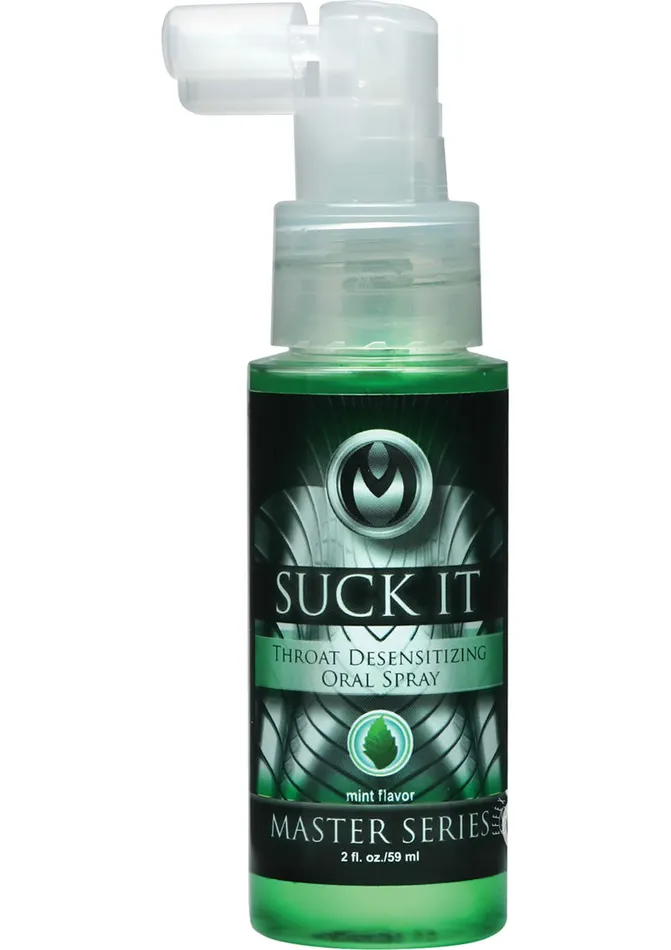Master Series Male Sex Toys Master Series Suck It Throat Desensitizing Oral Spray 2oz Master Series Male Sex Toys Master Series Suck It Throat Desensitizing Oral Spray 2oz