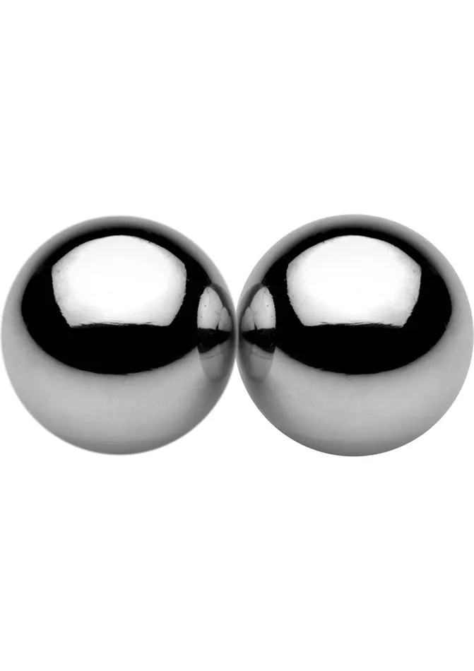 Master Series Master Series Magnus XL Ultra Powerful Magnetic Orbs Silver Male Sex Toys
