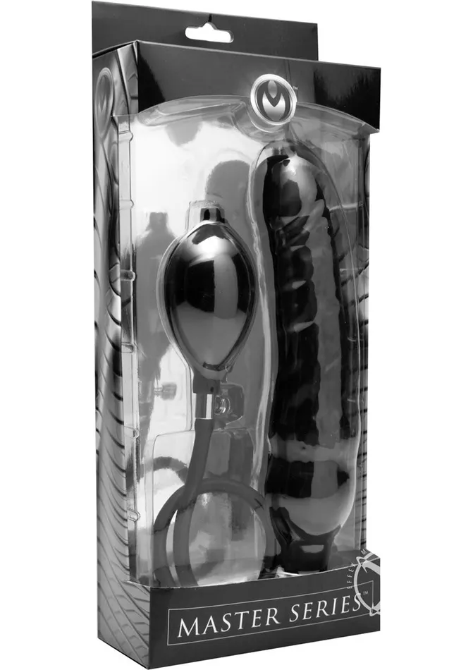 Master Series Master Series Primal Inflatable 85in Dildo Black Dildos