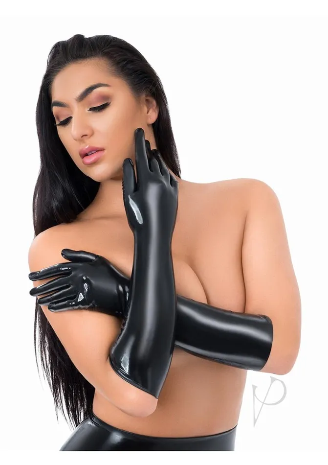 Me You Us Anal ME YOU US Latex Full Length Gloves Medium Black Me You Us Anal ME YOU US Latex Full Length Gloves Medium Black