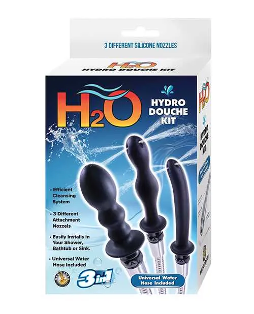 Nasstoys Anal H2O Hydro Douche Kit Black
