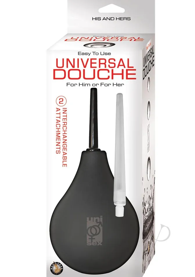 Nasstoys Anal Universal Silicone Douche Black