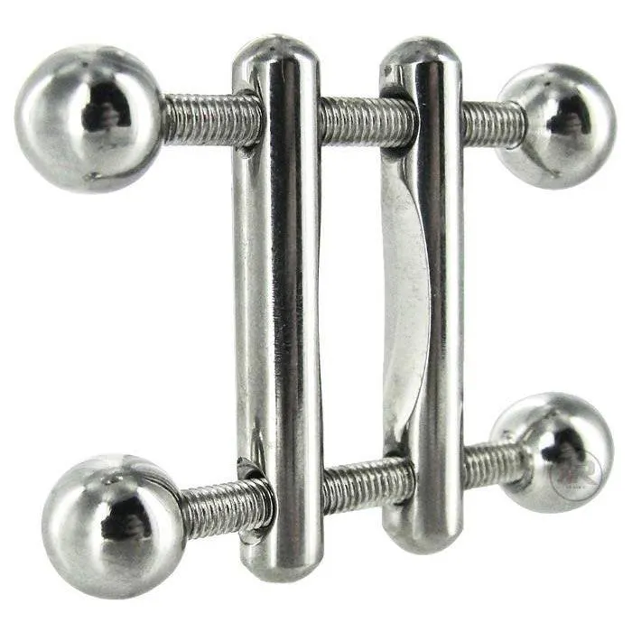 Nipple Clitoral Toys Master Series Twin Screws Nipple Press