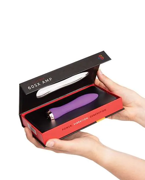 Nu Sensuelle Vibrators Nu Sensuelle 60SX AMP Silicone Rechargeable Bullet PurpleRose Gold