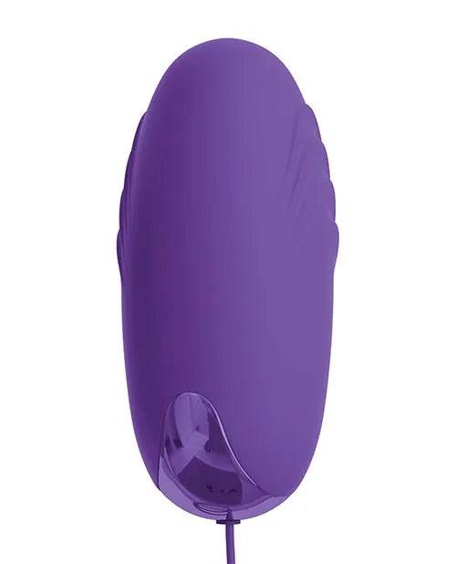 OMG Bullets Happy USBPowered Silicone Vibrating Bullet Purple Omg Vibrators