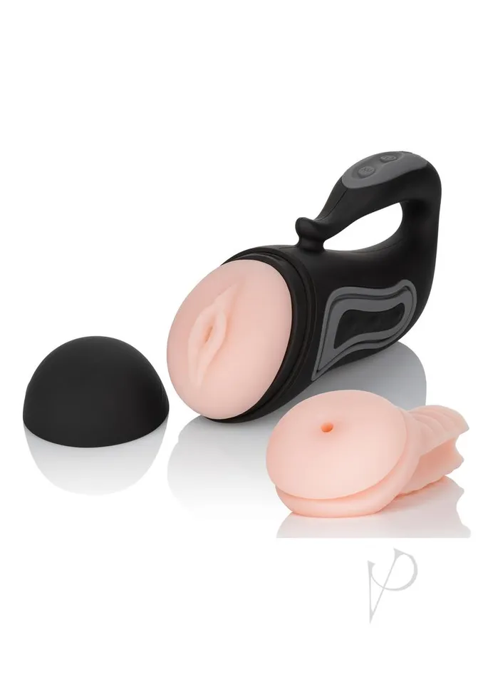 Optimum Power Male Sex Toys Opt Series Gripnstroke Masturbator Vibrating