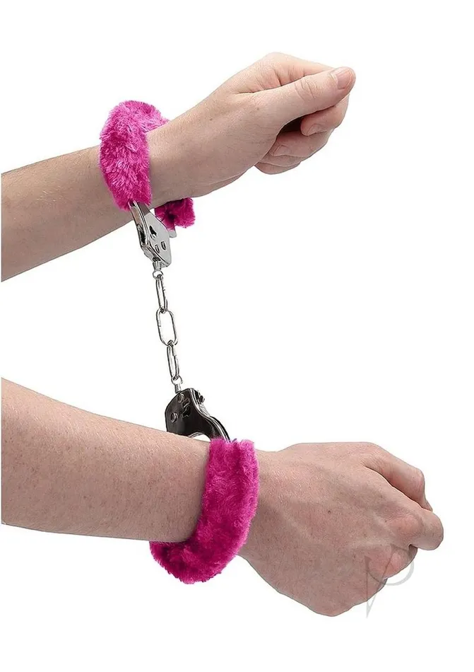 Ouch Pleasure Handcuffs Furry Pink Ouch Vibrators Ouch Pleasure Handcuffs Furry Pink Ouch Vibrators