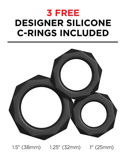 Pdx Elite Male Sex Toys PDX Elite Moto Stroker Masturbator Mouth Black