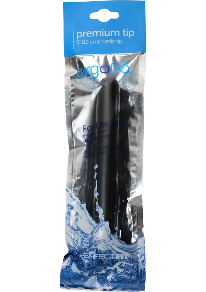 Perfect Fit Anal Perfect Fit Ergoflo Premium Plastic Tip 5in Black