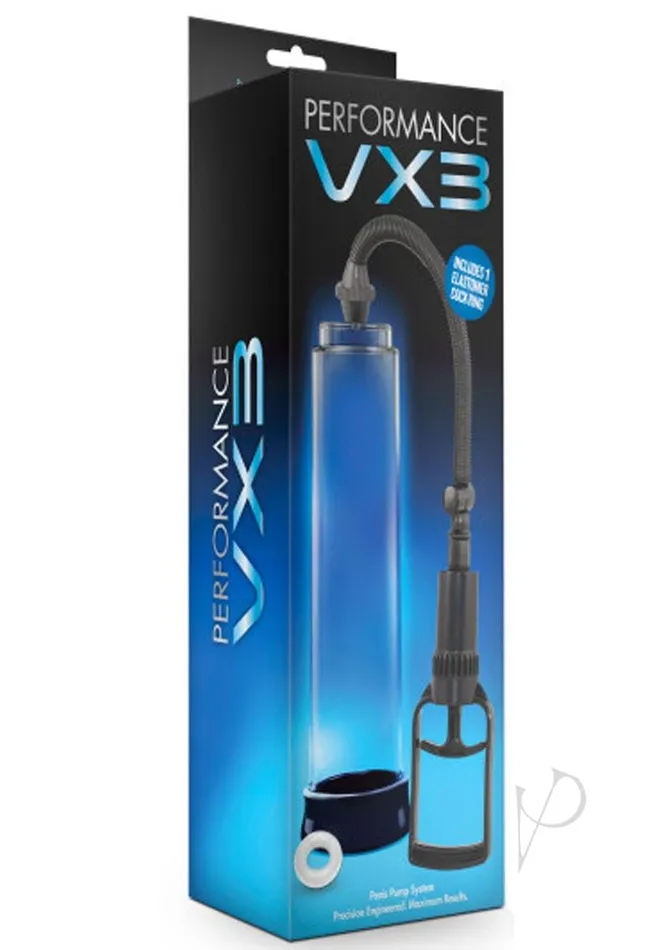 Performance VX3 Male Enhancement Penis Pump System 10in Clear Performance Male Sex Toys Performance VX3 Male Enhancement Penis Pump System 10in Clear Performance Male Sex Toys