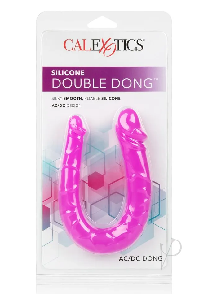 Playful Dongs Dildos Silicone Double Dong ACDC Dong Silicone Dual Penetration Pink Playful Dongs Dildos Silicone Double Dong ACDC Dong Silicone Dual Penetration Pink