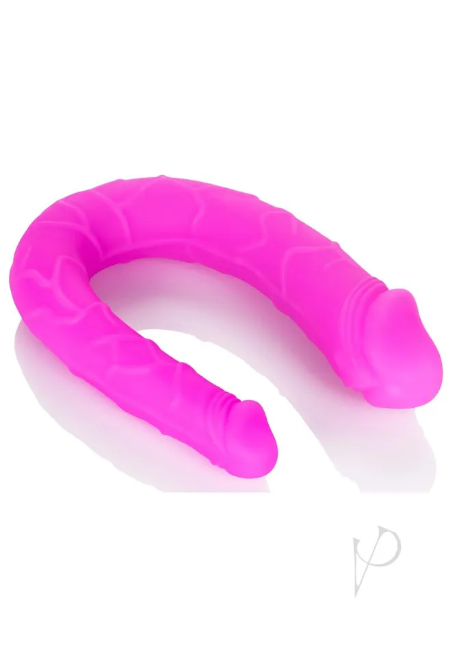 Playful Dongs Dildos Silicone Double Dong ACDC Dong Silicone Dual Penetration Pink