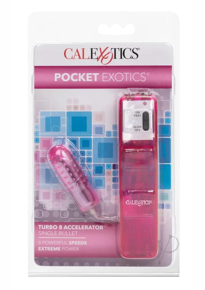 Pocket Exotics Female Sex Toys Pocket Exotics Turbo 8 Accelerator Single Bullet with Wired Remote Control Pink Pocket Exotics Female Sex Toys Pocket Exotics Turbo 8 Accelerator Single Bullet with Wired Remote Control Pink