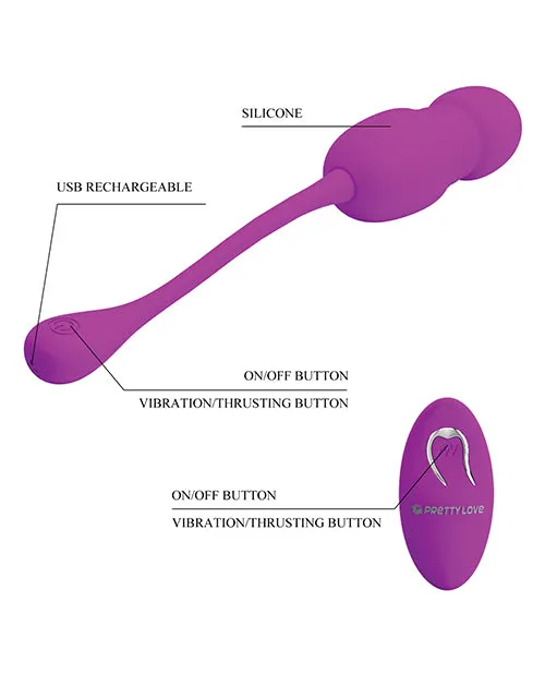 Pretty Love Pretty Love Callieri Remote Thrusting Egg Fuchsia Vibrators Pretty Love Pretty Love Callieri Remote Thrusting Egg Fuchsia Vibrators