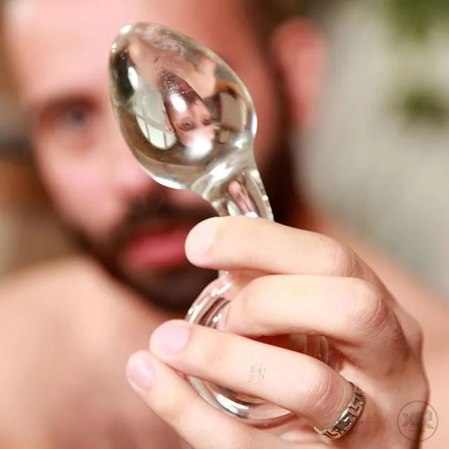 Prisms Erotic Glass Anal Devi Big Glass Plug