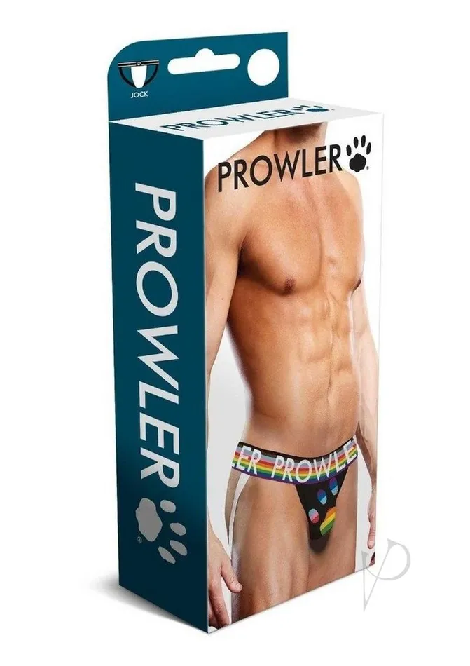 Prowler Black Oversized Paw Jock Small BlackRainbow Prowler Anal