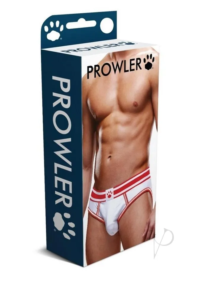 Prowler Prowler WhiteRed Open Brief Large Vibrators