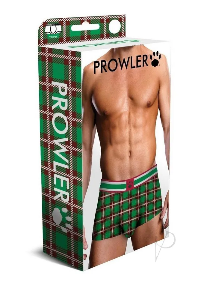 Prowler Vibrators Prowler Tartan 2 Trunk XLarge GreenRed