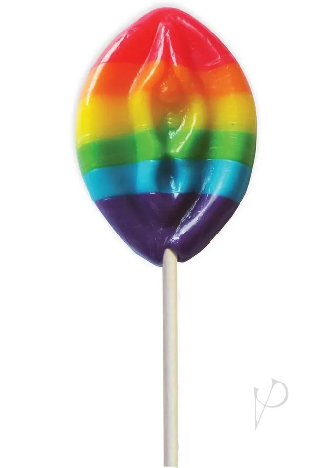 Rainbow Pussy Pops Candy Fruity Flavor Rainbow Female Sex Toys