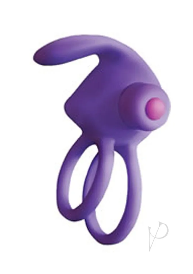 Ram Ram Silicone Vibrating Cock Ring Purple Couples