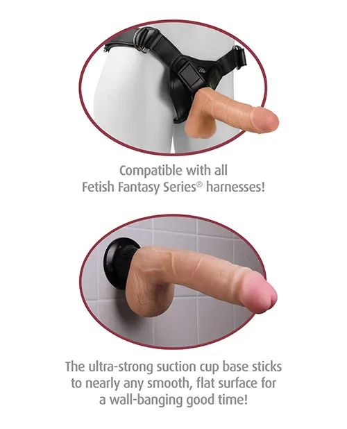 Real Feel Deluxe No 3 Wallbanger Dildo 7in Black Real Feel Deluxe Dildos