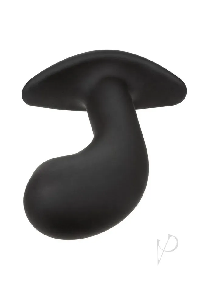 Rock Bottom Rock Bottom Curved Rechargeable Silicone Probe Black Anal