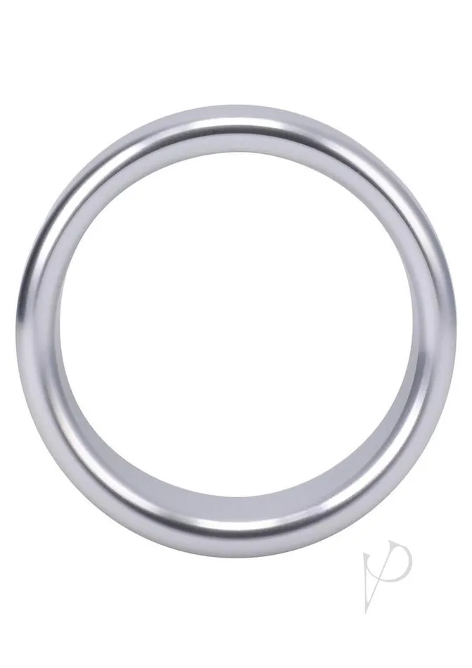 Rock Solid Male Sex Toys Rock Solid Brushed Alloy Aluminum Cock Ring Medium Silver Rock Solid Male Sex Toys Rock Solid Brushed Alloy Aluminum Cock Ring Medium Silver