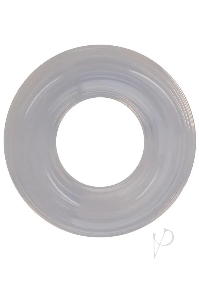 Rock Solid Ribbed Donut Silicone Cock Ring Clear Rock Solid Male Sex Toys Rock Solid Ribbed Donut Silicone Cock Ring Clear Rock Solid Male Sex Toys