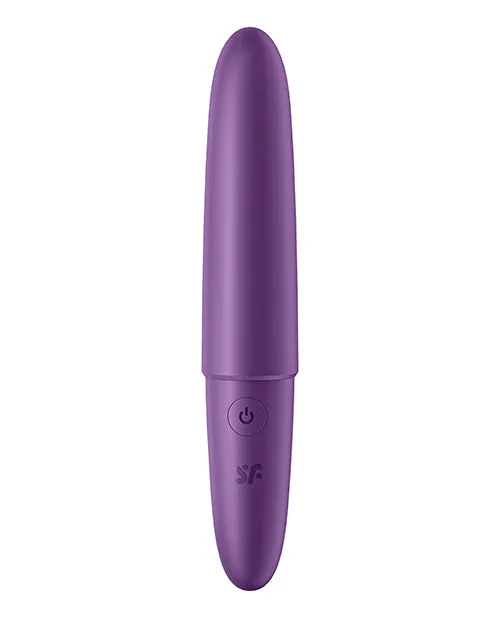 Satisfyer Ultra Power Bullet 6 Rechargeable Silicone Bullet Vibrator Purple Satisfyer Vibrators