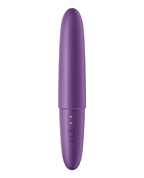 Satisfyer Ultra Power Bullet 6 Rechargeable Silicone Bullet Vibrator Purple Satisfyer Vibrators