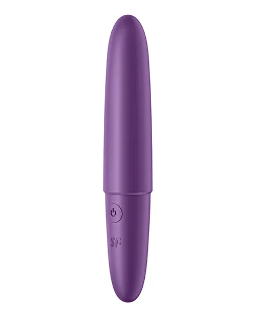 Satisfyer Ultra Power Bullet 6 Rechargeable Silicone Bullet Vibrator Purple Satisfyer Vibrators