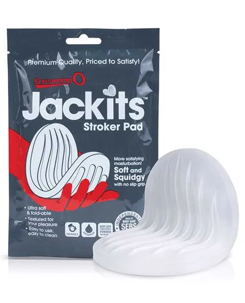 Screaming O Male Sex Toys Screaming O Jackits Stroker Pad Clear Screaming O Male Sex Toys Screaming O Jackits Stroker Pad Clear