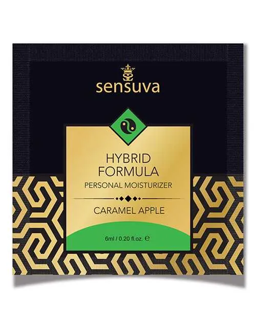Sensuva Hybrid Personal Moisturizer Single Use Packet 6 ml Caramel Apple Sensuva Vibrators Sensuva Hybrid Personal Moisturizer Single Use Packet 6 ml Caramel Apple Sensuva Vibrators